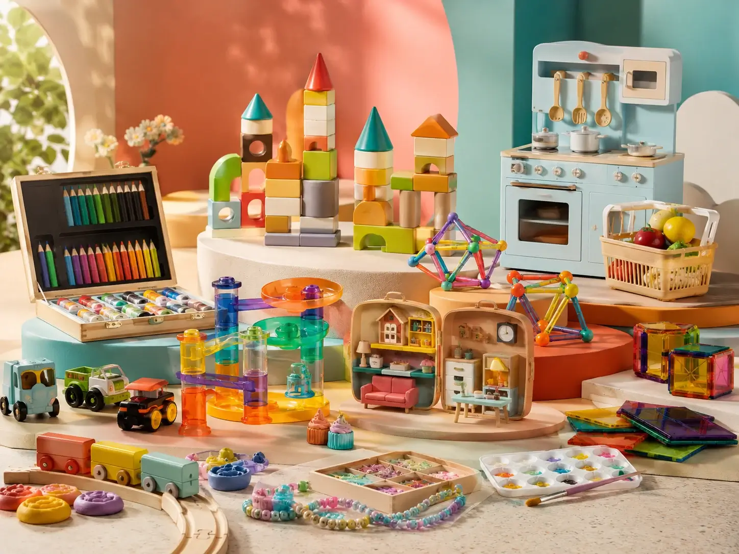 Creative play products supporting open-ended children's play