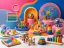 Child playing with rotated toys